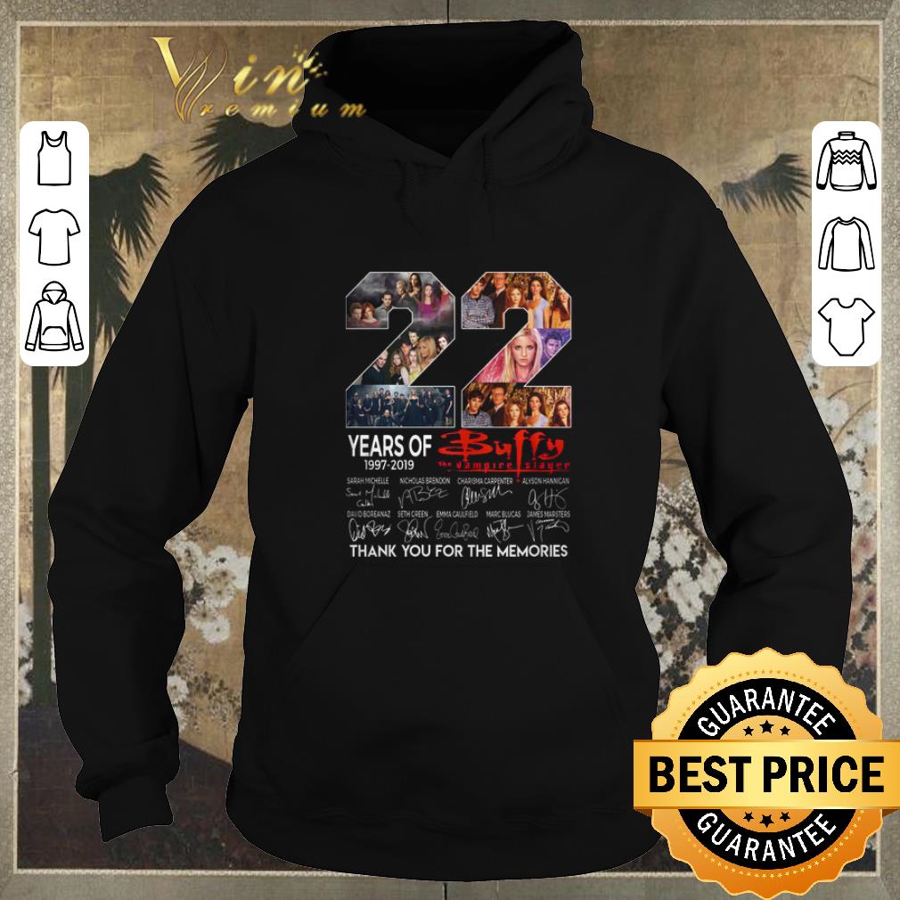 Premium Thank you for the memories 22 years of Buffy The Vampire Slayer shirt 4 1 - Premium Thank you for the memories 22 years of Buffy The Vampire Slayer shirt