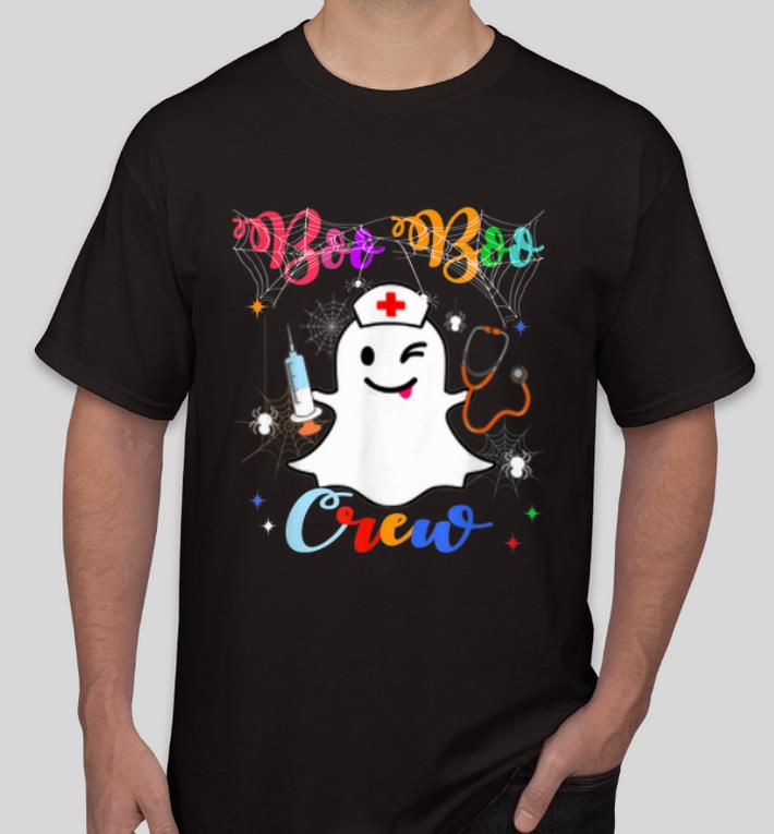 Pretty Boo Boo Crew Halloween Ghost Nurse Costume shirt 4 - Pretty Boo Boo Crew Halloween Ghost Nurse Costume shirt