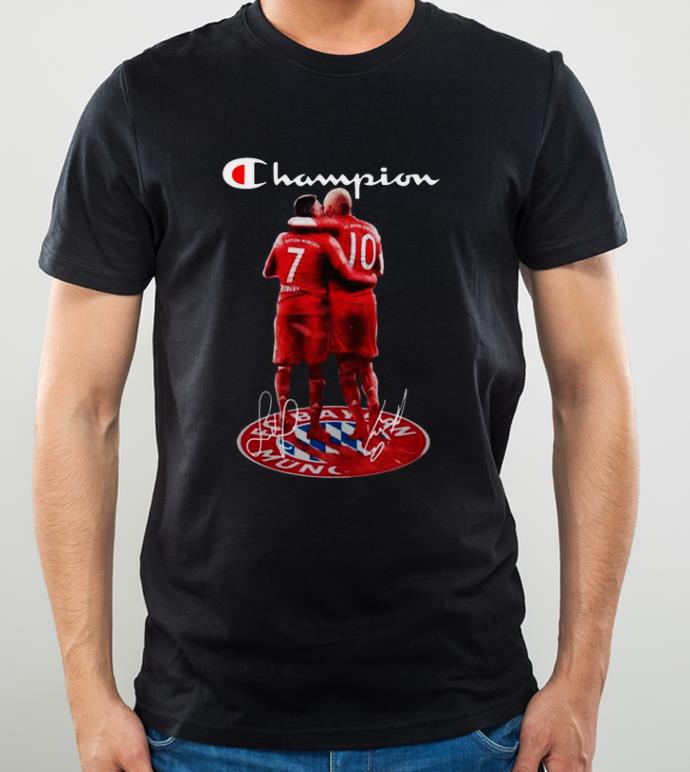 Pretty Franck Ribery and Arjen Robben Champion Signatures shirt 4 - Pretty Franck Ribery and Arjen Robben Champion Signatures shirt