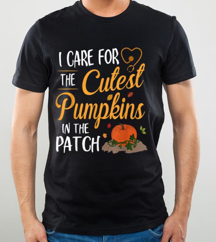 Pretty Halloween Nurse I Care For The Cutest Pumpkins In The Patch shirt 4 - Pretty Halloween Nurse I Care For The Cutest Pumpkins In The Patch shirt
