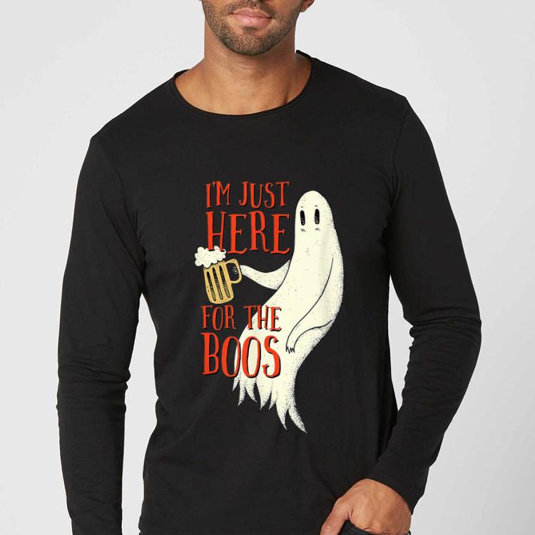 Pretty I m Just Here For The Boos Beer Ghost Halloween shirt 4 - Pretty I'm Just Here For The Boos Beer Ghost Halloween shirt