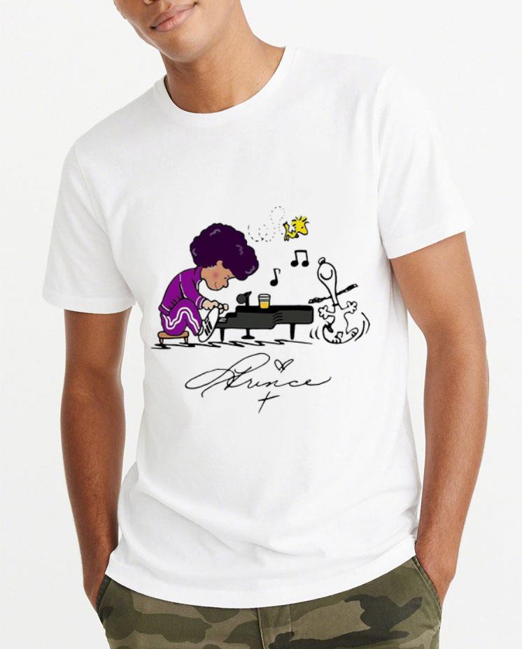 Pretty Prince Peanuts Playing Piano Signature shirt 4 - Pretty Prince Peanuts Playing Piano Signature shirt