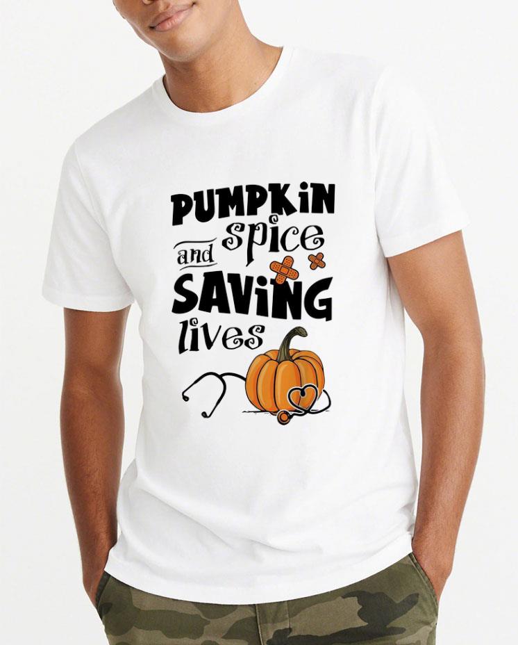 Pretty Pumpkin Spice And Saving Lives Halloween Doctor Nurse shirt 4 - Pretty Pumpkin Spice And Saving Lives Halloween Doctor Nurse shirt