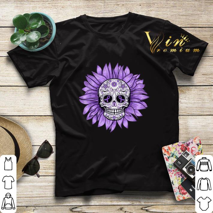 Sugar Skull Sunflower Purple Epilepsy Awareness Ribbon shirt sweater Sugar Skull Sunflower Purple Epilepsy Awareness Ribbon shirt sweater 4 - Sugar Skull Sunflower Purple Epilepsy Awareness Ribbon shirt sweater