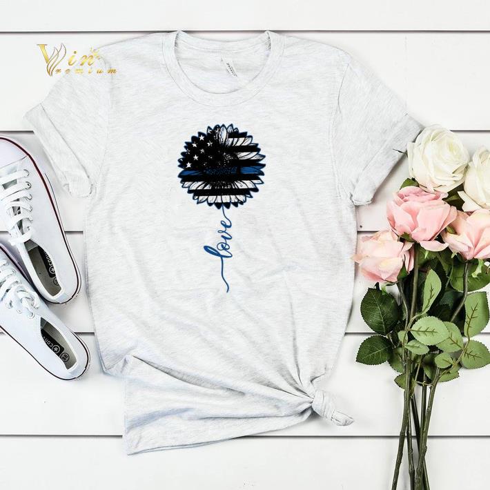Sunflower Love Thin Blue Line American Police shirt sweater 4 - Sunflower Love Thin Blue Line American Police shirt sweater