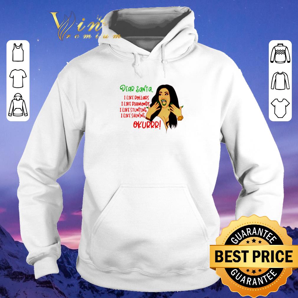 Top Cardi B dear santa i like dollars diamonds stunting shining okur shirt sweater Top Cardi B dear santa i like dollars diamonds stunting shining okur shirt sweater 4 - Top Cardi B dear santa i like dollars diamonds stunting shining okur shirt sweater