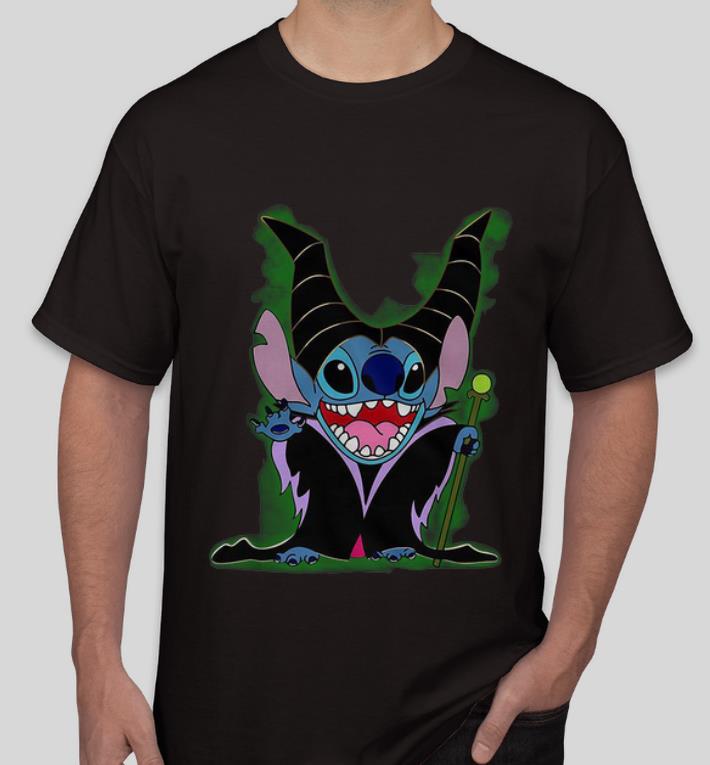 Top Disney Stitch Being Maleficent Halloween Cute Witch shirt 4 - Top Disney Stitch Being Maleficent Halloween Cute Witch shirt