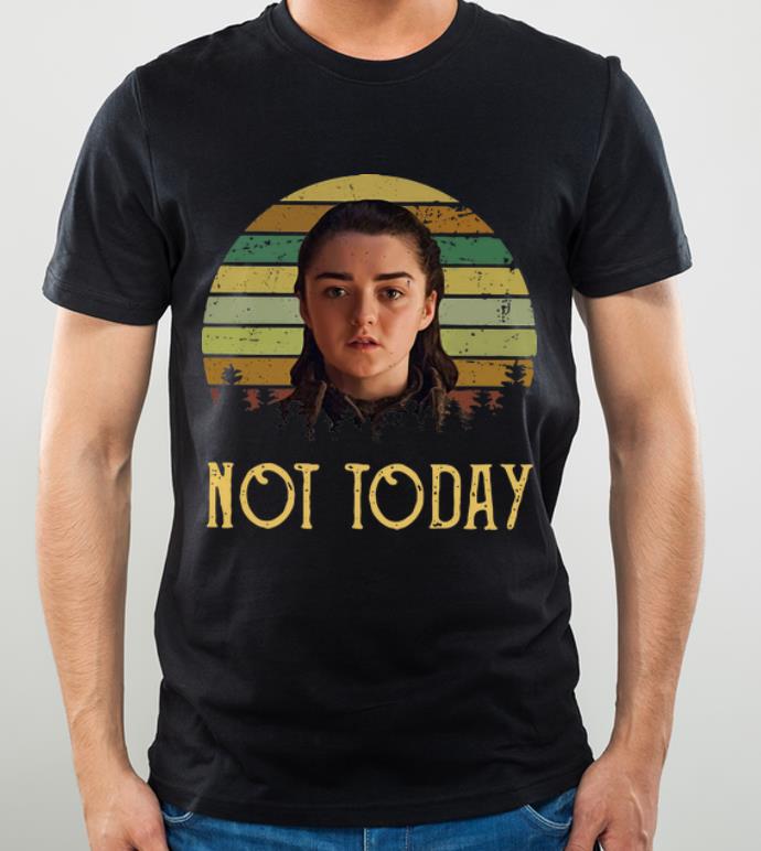 Top Game of Thrones Arya Stark Sunset Not Today shirt 4 - Top Game of Thrones Arya Stark Sunset Not Today shirt