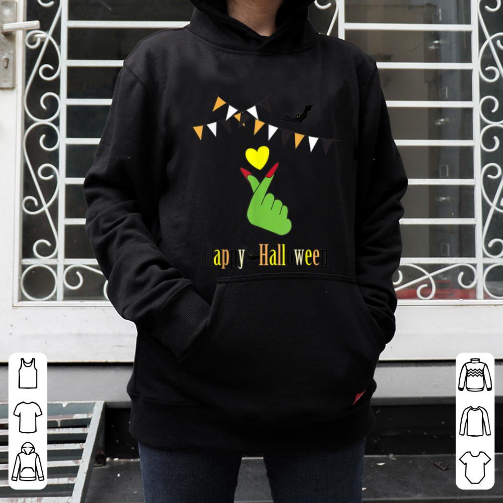 Top Happy Halloween Korean Love Sign K Pop Lovers K Drama Fan shirt 4 - Top Happy Halloween Korean Love Sign K Pop Lovers K Drama Fan shirt