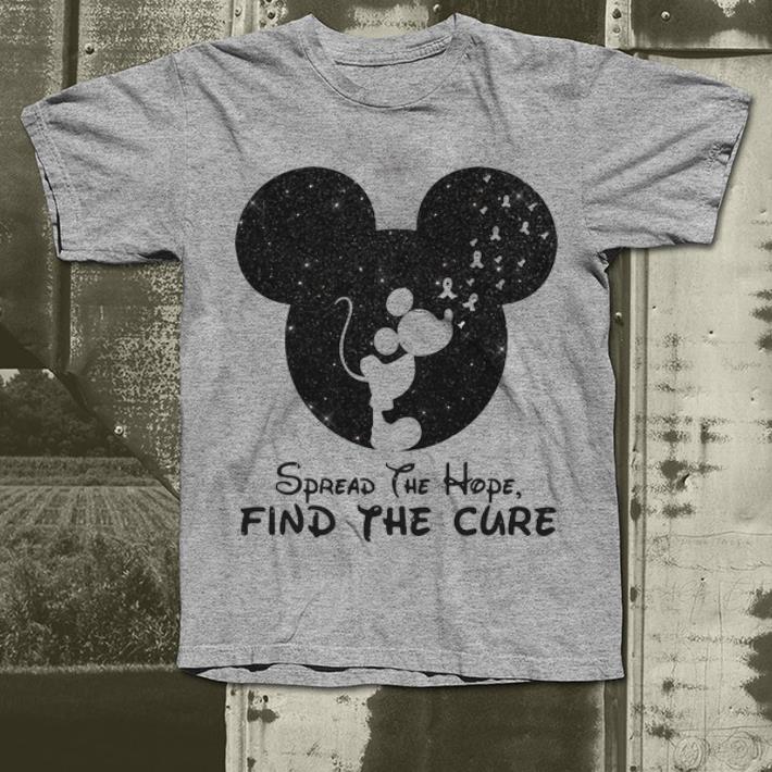 Top Head Mickey Spread The Hope Find The Cure shirt 4 - Top Head Mickey Spread The Hope Find The Cure shirt