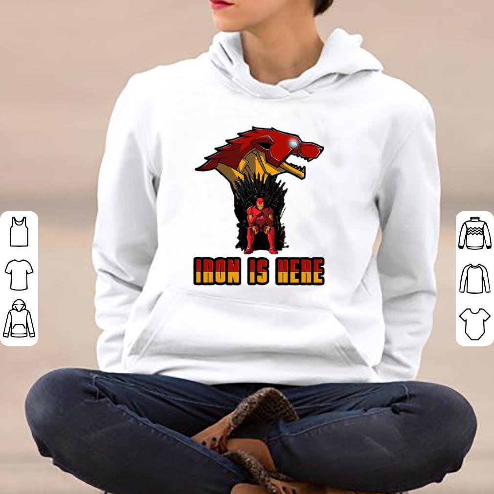 Top Iron Man GOT Iron Is Here Game Of Thrones shirt 4 - Top Iron Man GOT Iron Is Here Game Of Thrones shirt