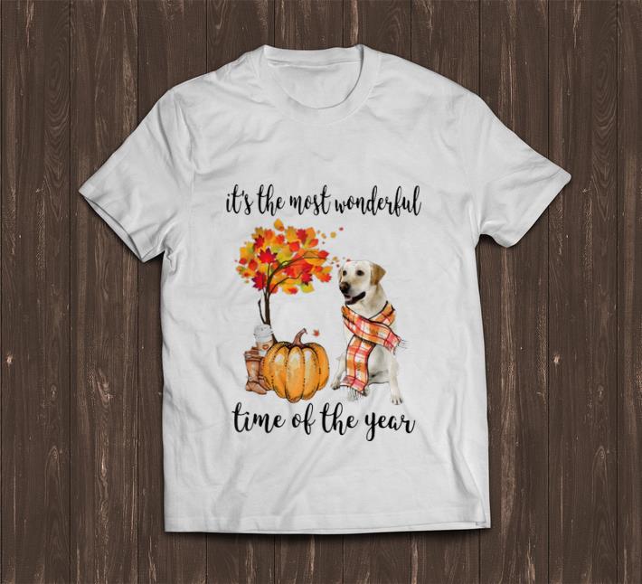 Top It s The Most Wonderful Time Of The Year Labrador Pumpkin shirt 1 - Top It's The Most Wonderful Time Of The Year Labrador Pumpkin shirt