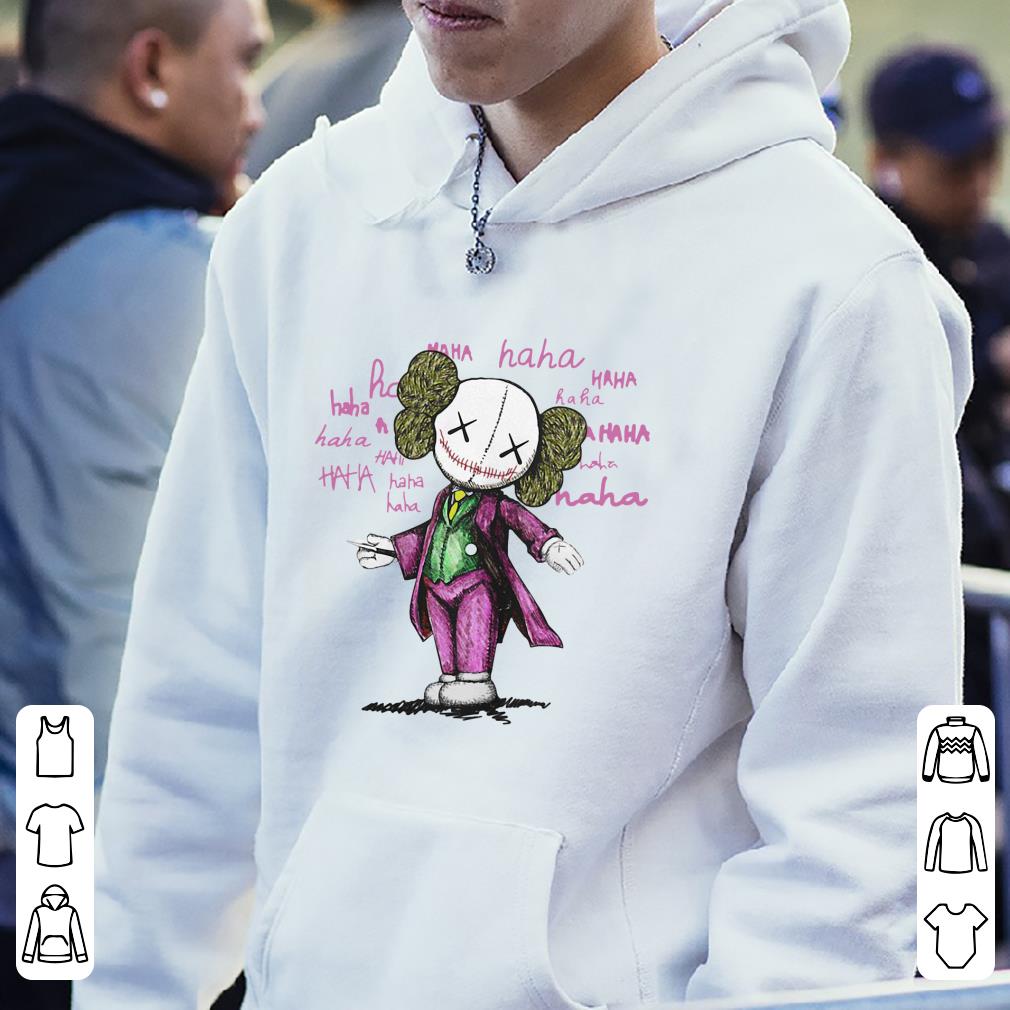 Top Kaws And Joker Haha shirt 4 - Top Kaws And Joker Haha shirt
