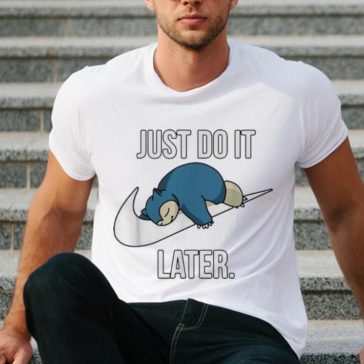 Top Nike Snorlax Just Do It Later shirt 4 - Top Nike Snorlax Just Do It Later shirt