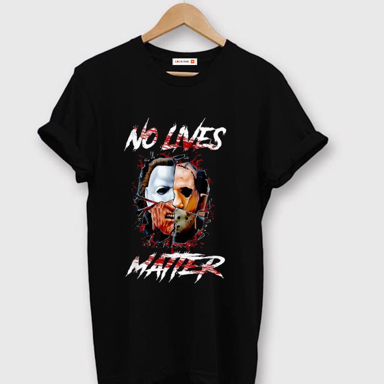 Top No Lives Matter Scary Horror Movies Character Halloween shirt 1 - Top No Lives Matter Scary Horror Movies Character Halloween shirt