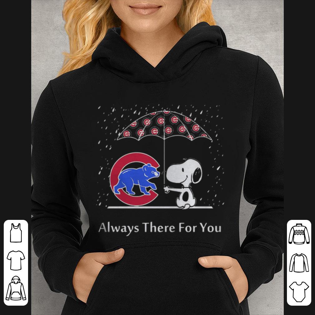 Top Snoopy And Chicago Cubs Always There For You shirt 4 - Top Snoopy And Chicago Cubs Always There For You shirt