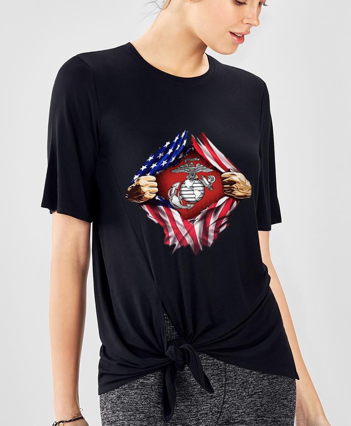 Top United States Marine Corps American flag shirt 4 - Top United States Marine Corps American flag shirt