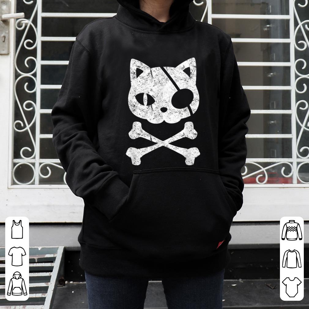 Top Vintage Pirate Cat Kitten Halloween Skull Cross Bones shirt 4 - Top Vintage Pirate Cat Kitten Halloween Skull Cross Bones shirt