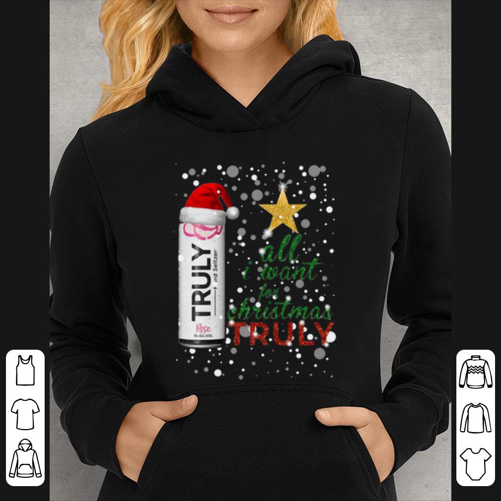 Awesome All I Want For Christmas Is Truly Rose Fruit Seltzer shirt 4 - Awesome All I Want For Christmas Is Truly Rose Fruit Seltzer shirt