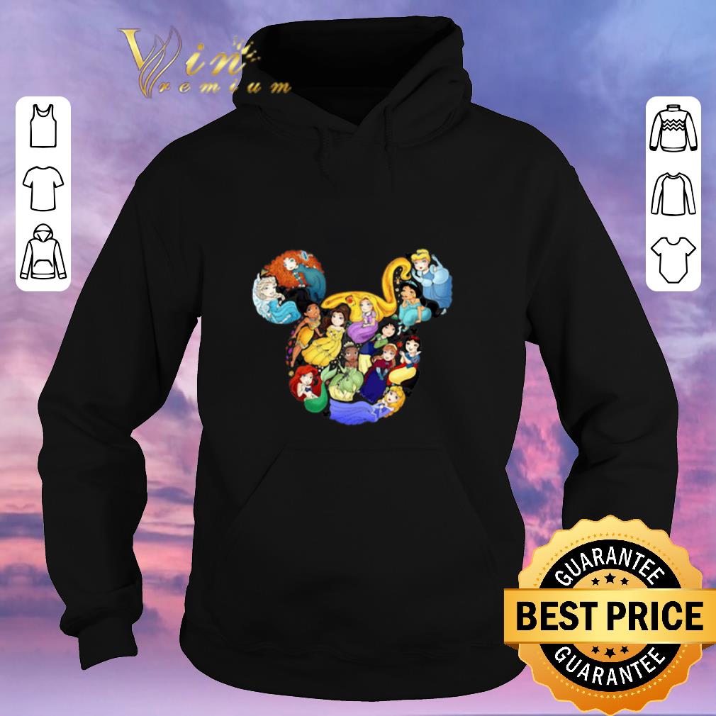 Awesome Disney Princess Mickey head shirt sweater 4 - Awesome Disney Princess Mickey head shirt sweater