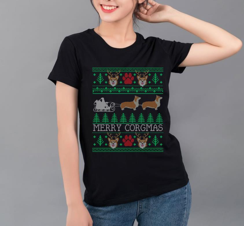 Awesome Dog Lovers Corgi Merry Corgmas Ugly Christmas shirt 4 - Awesome Dog Lovers Corgi Merry Corgmas Ugly Christmas shirt