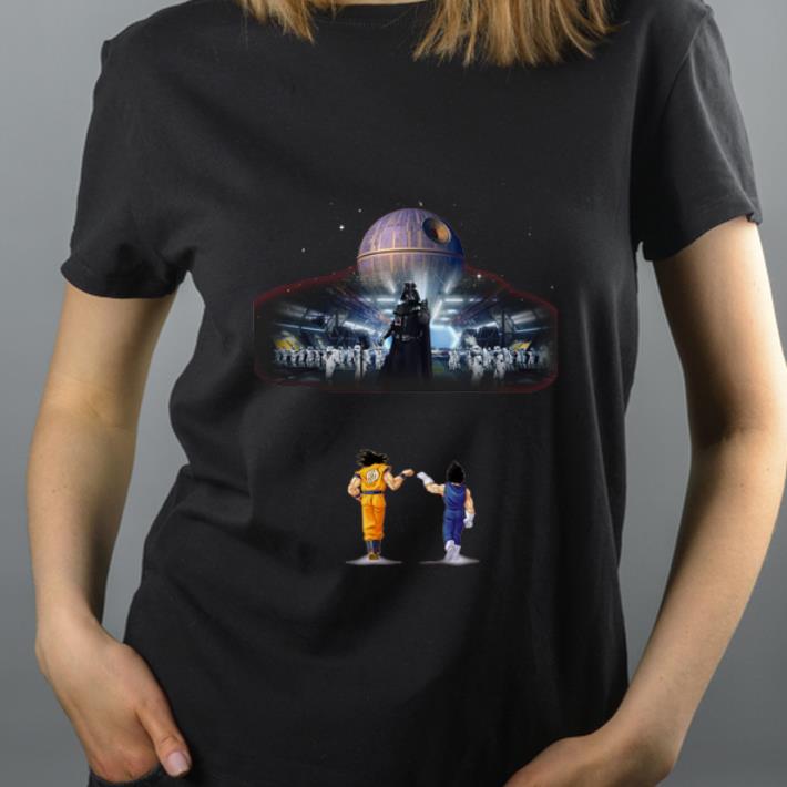 Awesome Goku and Vegeta Vs Darth Vader Star Wars shirt 4 - Awesome Goku and Vegeta Vs Darth Vader Star Wars shirt