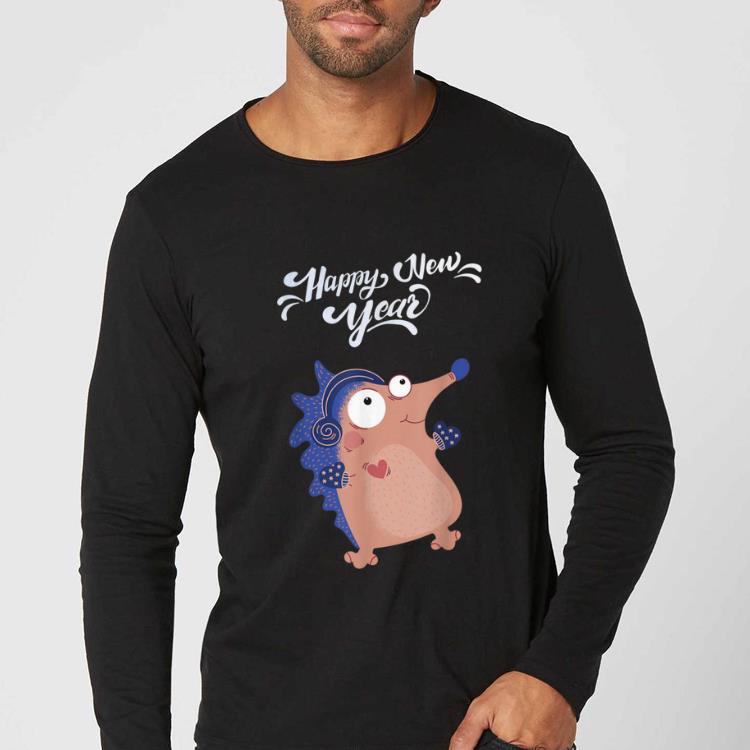 Awesome Hedgehog Happy New Year 2020 Christmas Pajama shirt 4 1 - Awesome Hedgehog Happy New Year 2020 - Christmas Pajama shirt