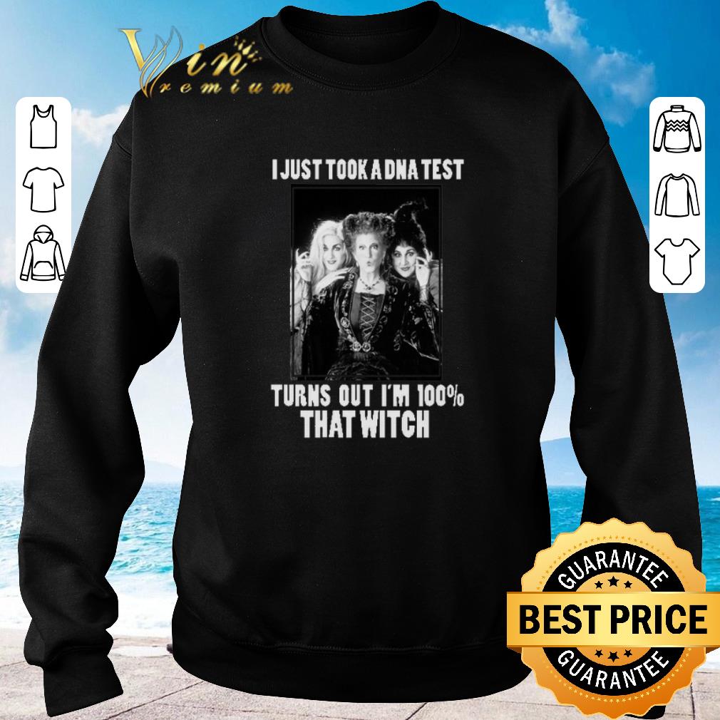 Awesome Hocus Pocus i just took a DNA test turns out i m 100 that witch shirt 2020 4 - Awesome Hocus Pocus i just took a DNA test turns out i'm 100 that witch shirt 2020