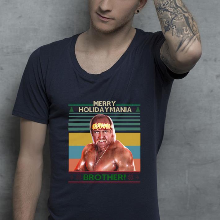 Awesome Hulk Hogan Merry Holiday Mania brother Christmas vintage shirt 4 - Awesome Hulk Hogan Merry Holiday Mania brother Christmas vintage shirt