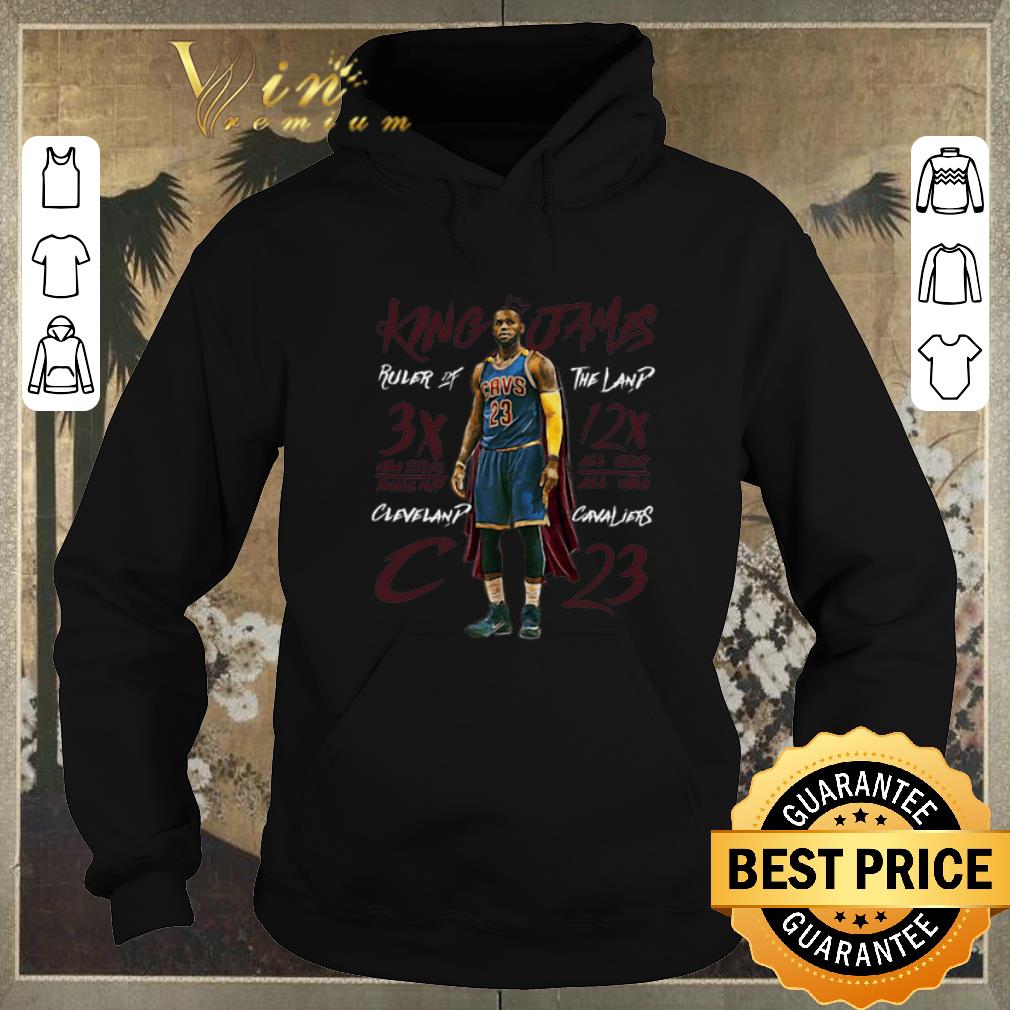 Awesome King James ruler of the Land Cleveland Cavaliers shirt sweater 4 - Awesome King James ruler of the Land Cleveland Cavaliers shirt sweater