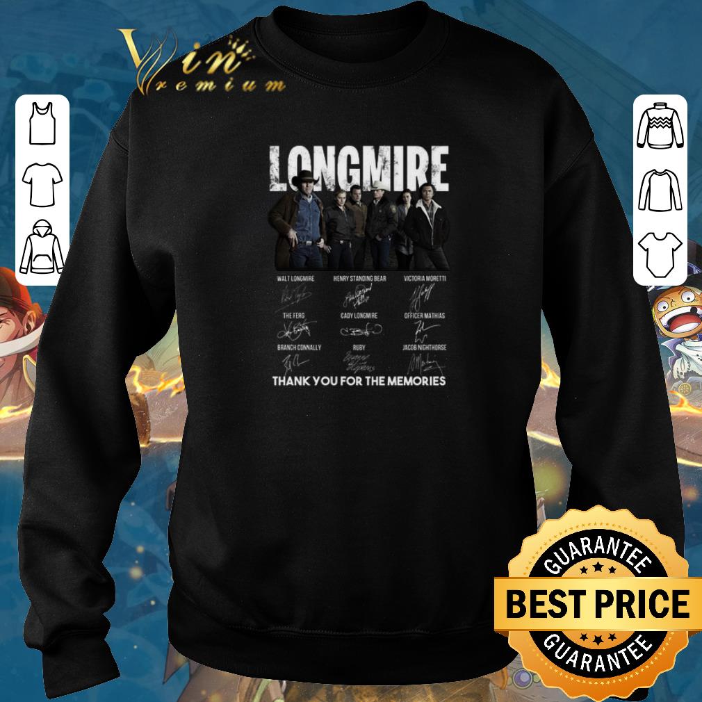 Awesome Longmire signatures thank you for the memories-Recovered shirt sweater 2019 Awesome Longmire signatures thank you for the memories Recovered shirt sweater 2019 4 - Awesome Longmire signatures thank you for the memories-Recovered shirt sweater 2019