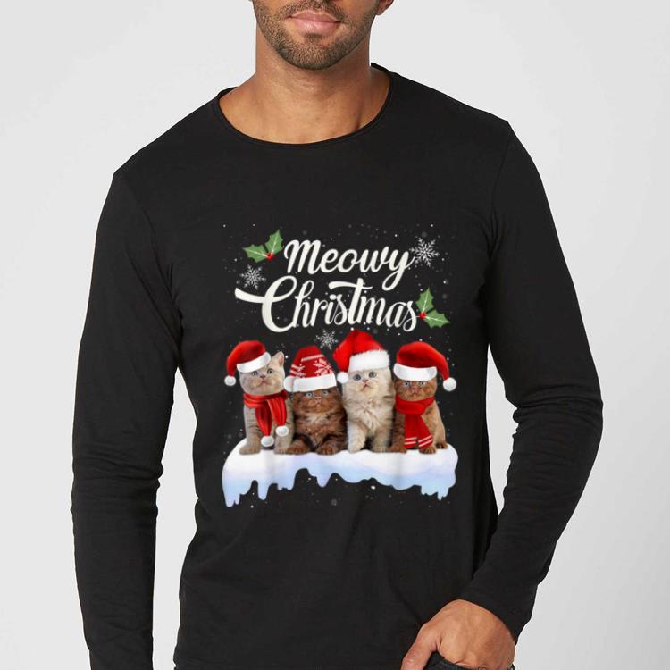 Awesome Meowy Christmas Tee Kitten Cat Kitty Xmas Cute Gift shirt 4 - Awesome Meowy Christmas Tee Kitten Cat Kitty Xmas Cute Gift shirt
