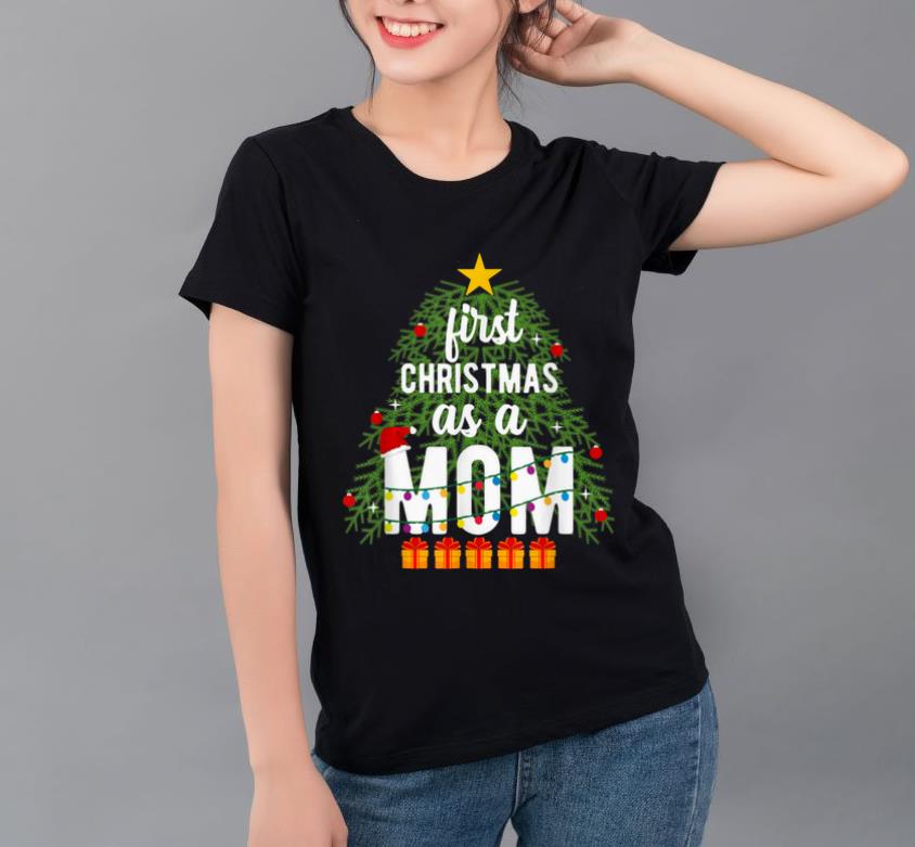Awesome Merry Christmas Tree First Christmas As A Mom Xmas New Mom shirt 4 - Awesome Merry Christmas Tree First Christmas As A Mom Xmas New Mom shirt