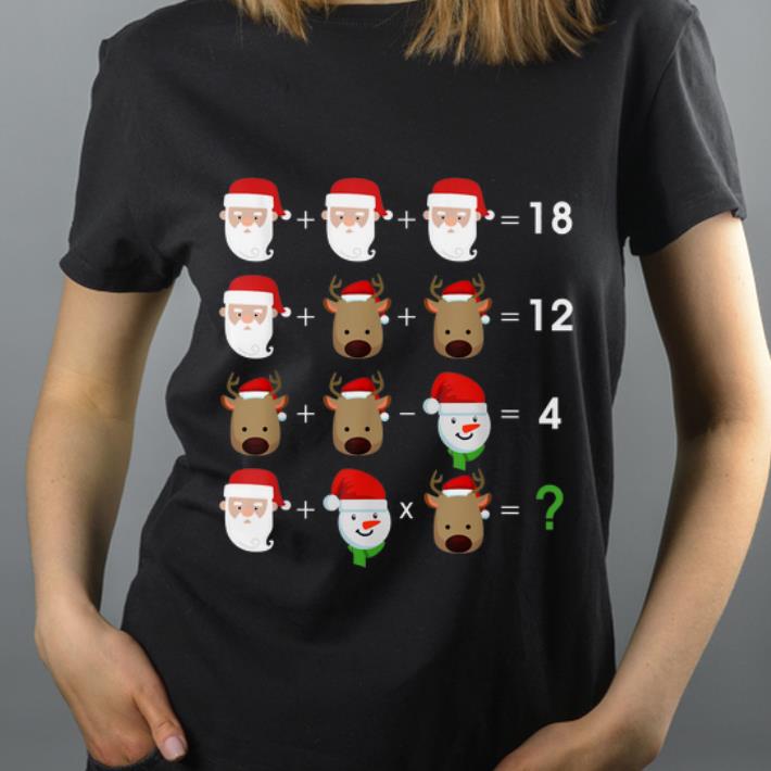 Awesome Order Of Operations Quiz Math Santa Reindeer Christmas shirt 4 - Awesome Order Of Operations Quiz Math Santa Reindeer Christmas shirt