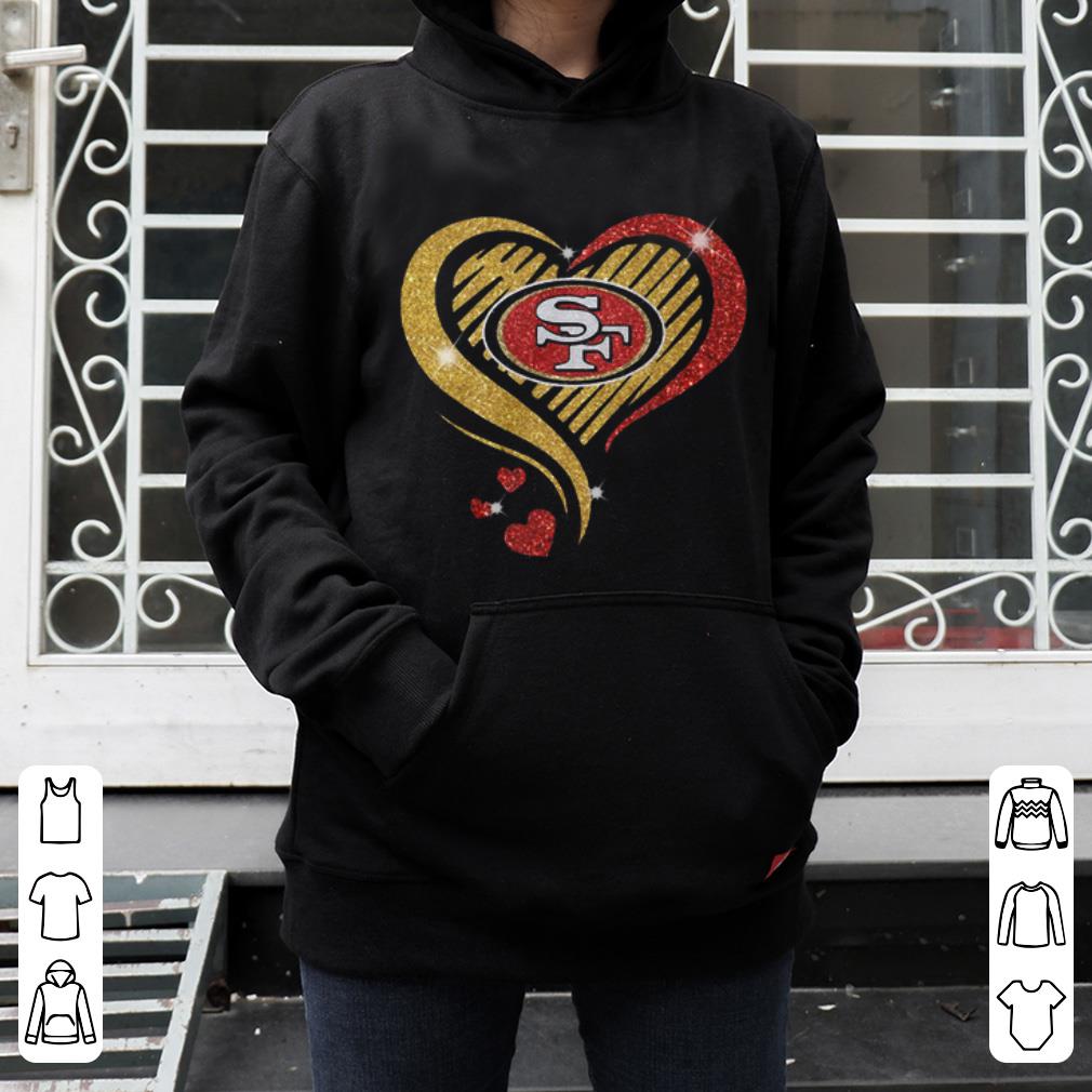Awesome San Francisco 49er Heart Diamond shirt 4 - Awesome San Francisco 49er Heart Diamond shirt