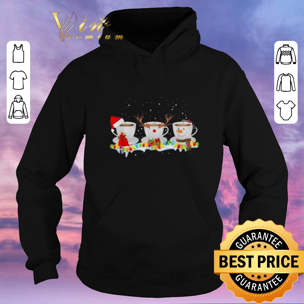 Awesome Santa coffee cups Christmas shirt sweater 4 - Awesome Santa coffee cups Christmas shirt sweater