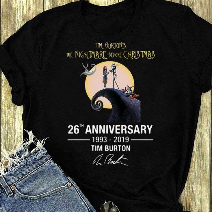 Awesome Tim Burton s The Nightmare Before Christmas 26th Anniversary Signatures shirt 4 - Awesome Tim Burton’s The Nightmare Before Christmas 26th Anniversary Signatures shirt