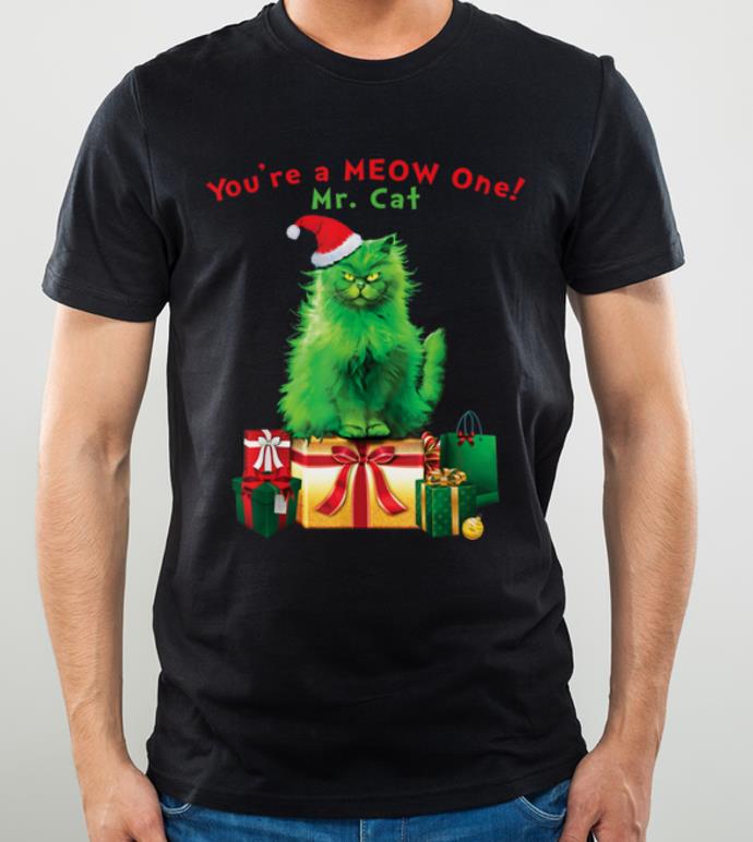 Awesome You re A MEOW One Mr Cat Christmas Holiday Funny shirt 4 - Awesome You're A MEOW One Mr. Cat Christmas Holiday Funny shirt