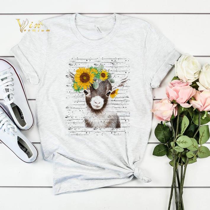 Baby goat sunflower shirt sweater Baby goat sunflower shirt sweater 4 - Baby goat sunflower shirt sweater