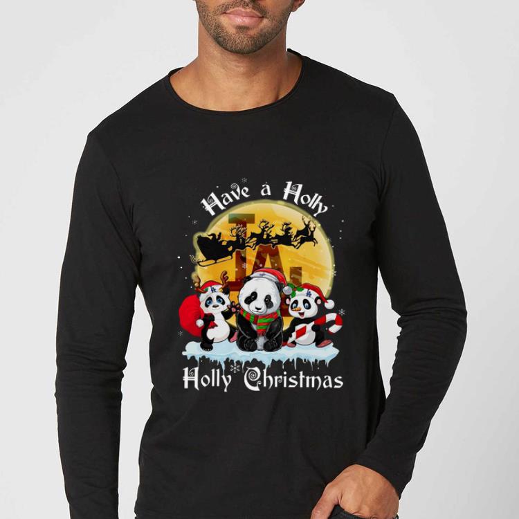 Beautiful Panda have a holly jolly christmas shirt 4 - Beautiful Panda have a holly jolly christmas shirt