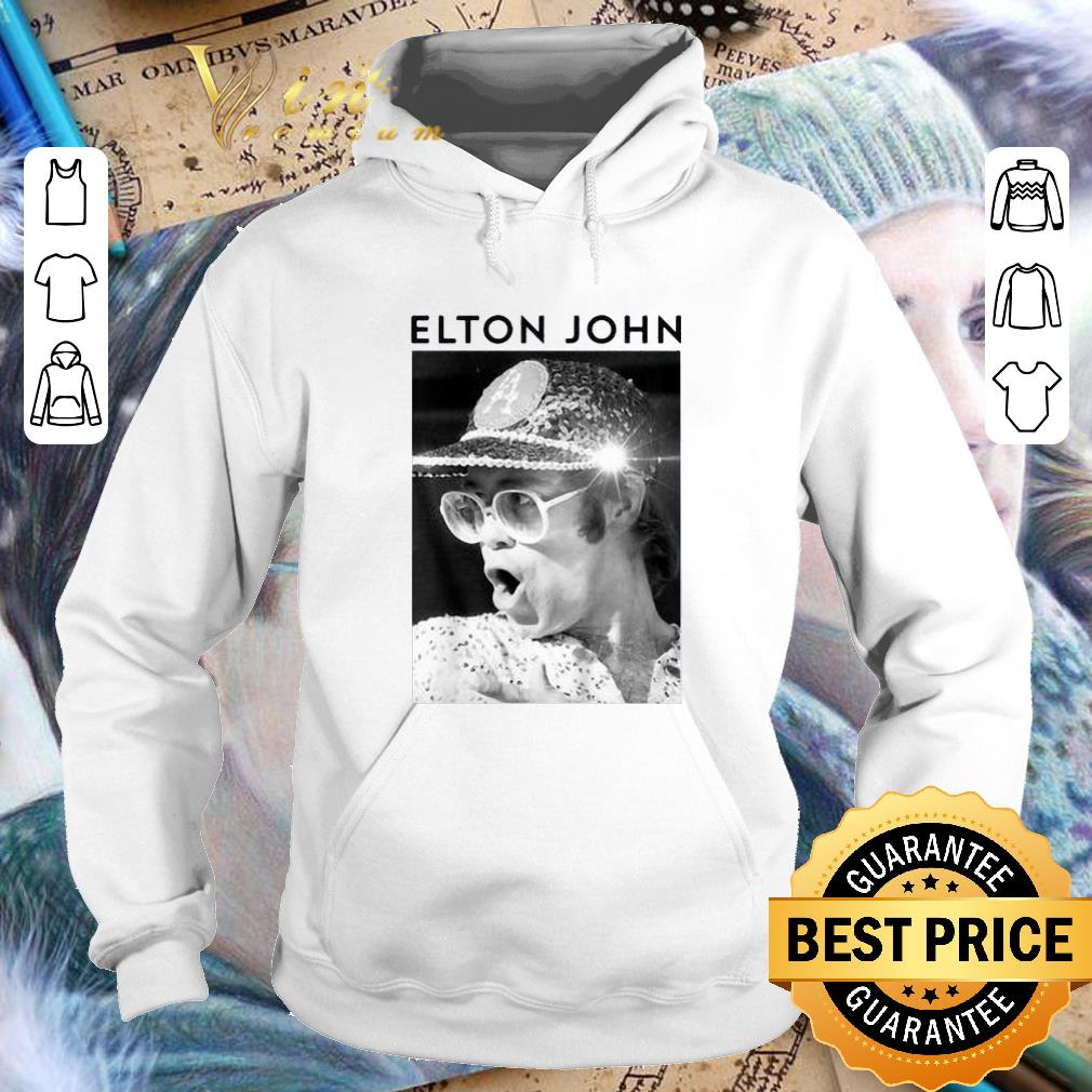Best Elton John Black White Photo shirt 4 - Best Elton John Black & White Photo shirt