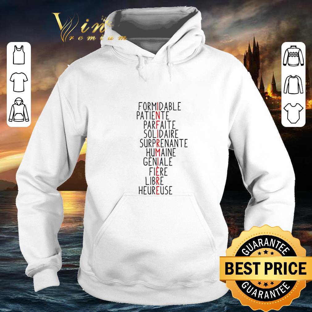 Best Infirmiere Formidable Patiente Parfaite Solidaire Surprenante shirt Best Infirmiere Formidable Patiente Parfaite Solidaire Surprenante shirt 4 - Best Infirmiere Formidable Patiente Parfaite Solidaire Surprenante shirt