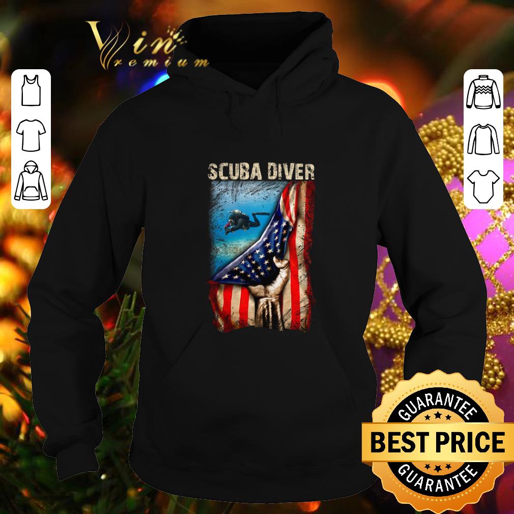 Best Scuba Diver American flag shirt 4 - Best Scuba Diver American flag shirt