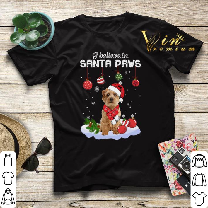 Christmas Norfolk Terrier i believe in Santa paws shirt Christmas Norfolk Terrier i believe in Santa paws shirt 4 - Christmas Norfolk Terrier i believe in Santa paws shirt