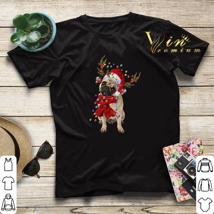 Christmas Pug Reindeer shirt 4 - Christmas Pug Reindeer shirt