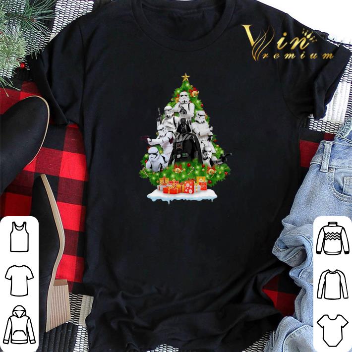 Darth Vader Stormtrooper Christmas Tree Gift shirt sweater 2 - Darth Vader Stormtrooper Christmas Tree Gift shirt sweater
