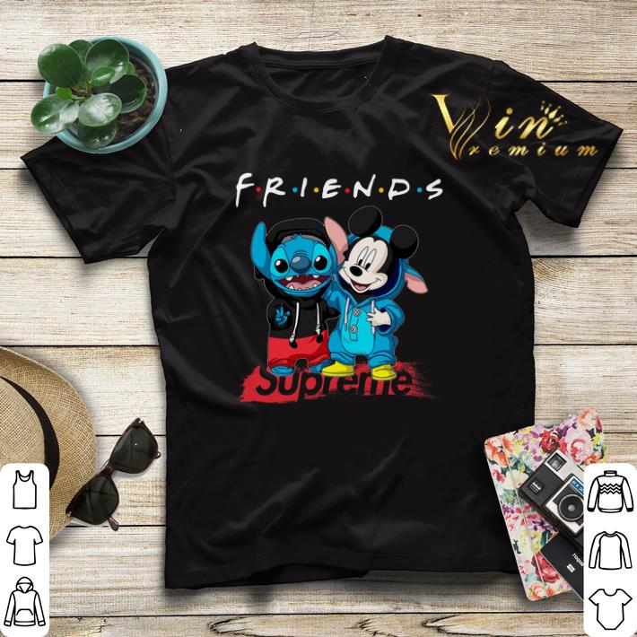 Friends Stitch and Mickey Supreme shirt sweater 4 - Friends Stitch and Mickey Supreme shirt sweater
