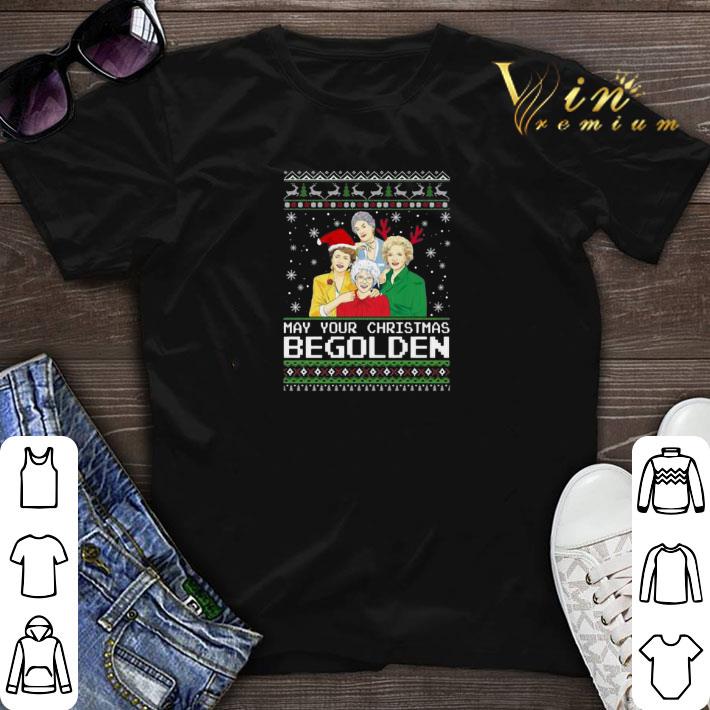 Golden Girls May Your Christmas be Golden shirt sweater 1 - Golden Girls May Your Christmas be Golden shirt sweater