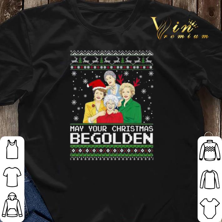 Golden Girls May Your Christmas be Golden shirt sweater 3 - Golden Girls May Your Christmas be Golden shirt sweater