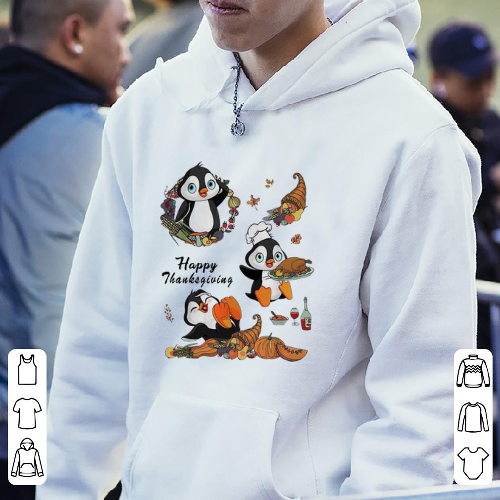 Great Cute Penguins Happy Thanksgiving Day shirt 4 - Great Cute Penguins Happy Thanksgiving Day shirt